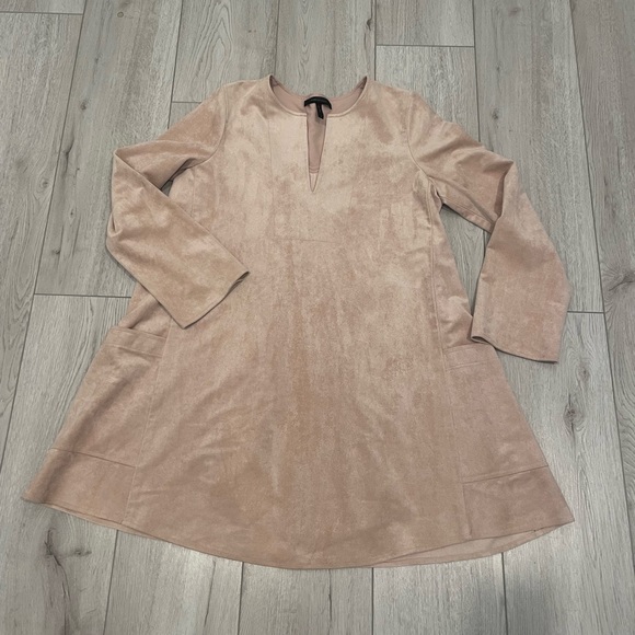 BCBG MaxAzria Faux Suede Dress - Picture 4 of 16
